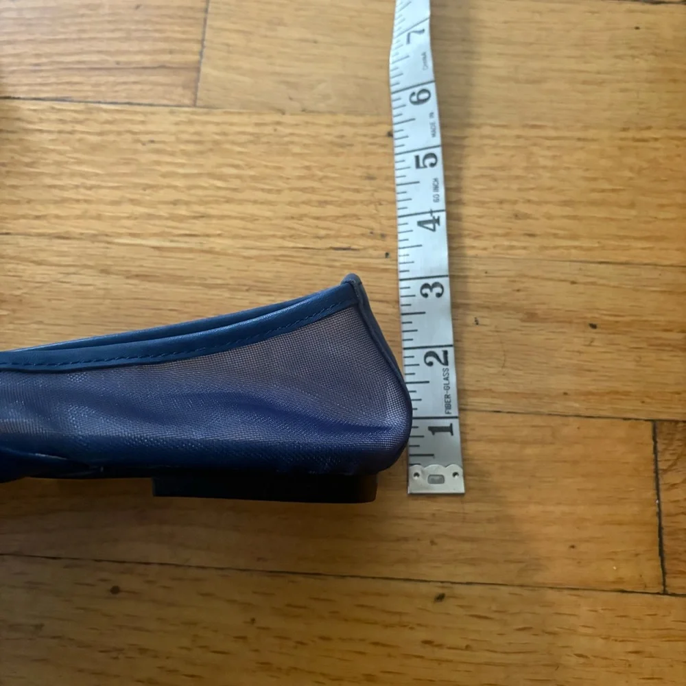 Yosi Samra Blue Mesh Ballet Flats Size 11 - Picture 4 of 6